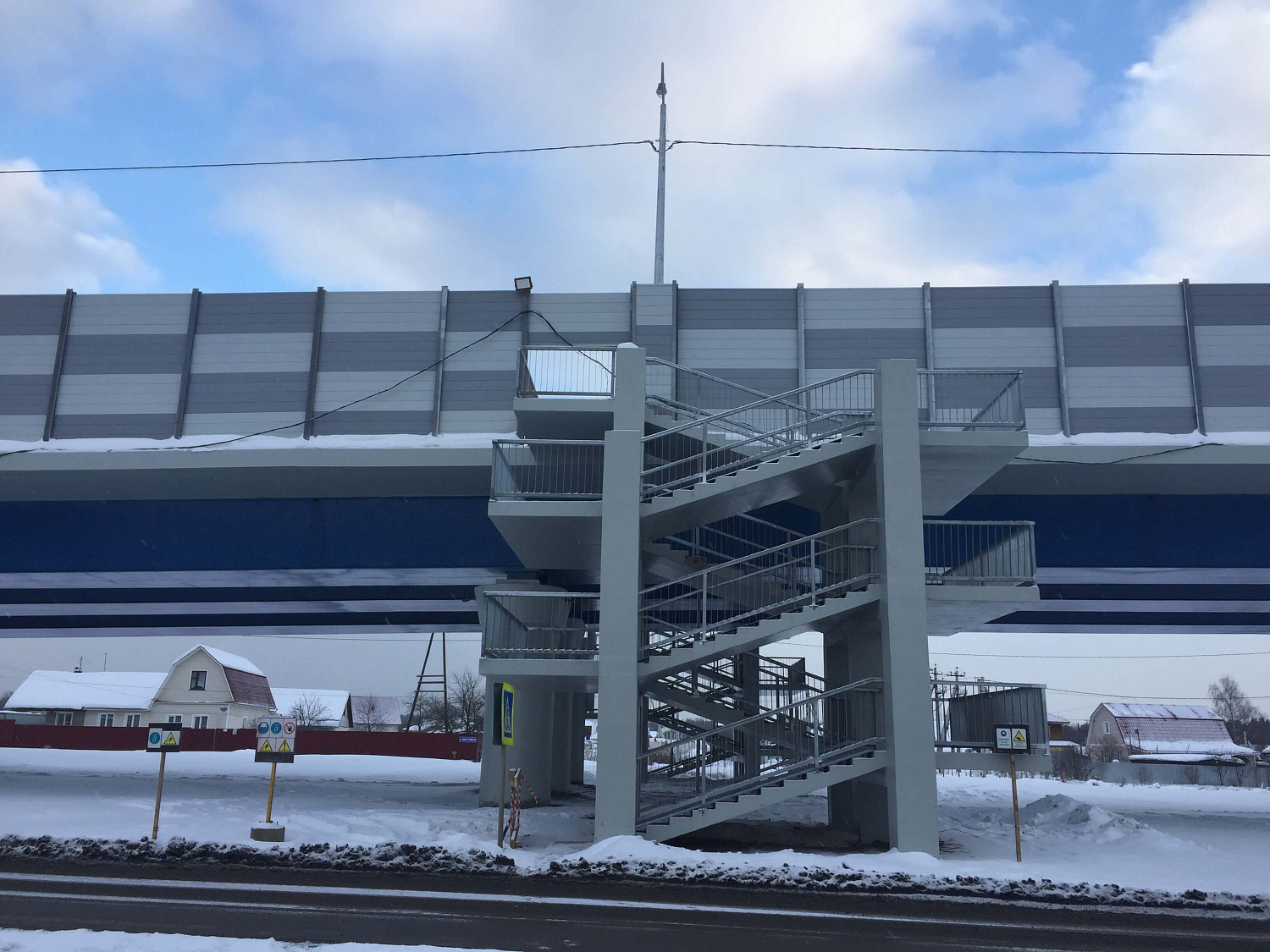 Строительство путепровода на автомобильной дороге А-107 «Московское малое кольцо»